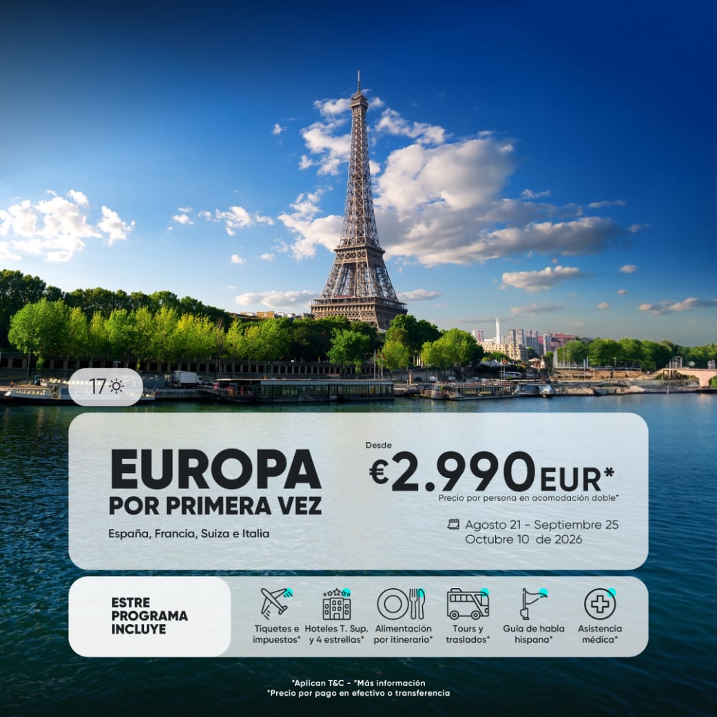 planes a Europa desde Medellin