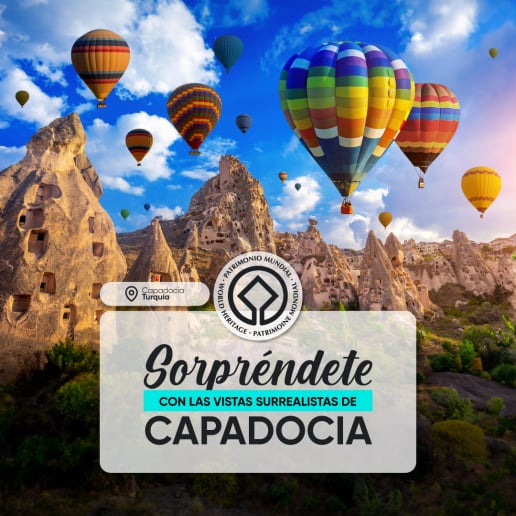 Capadocia con islas griegas desde Medellin