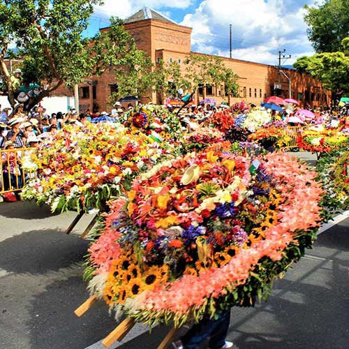 Palco desfile de silleteros